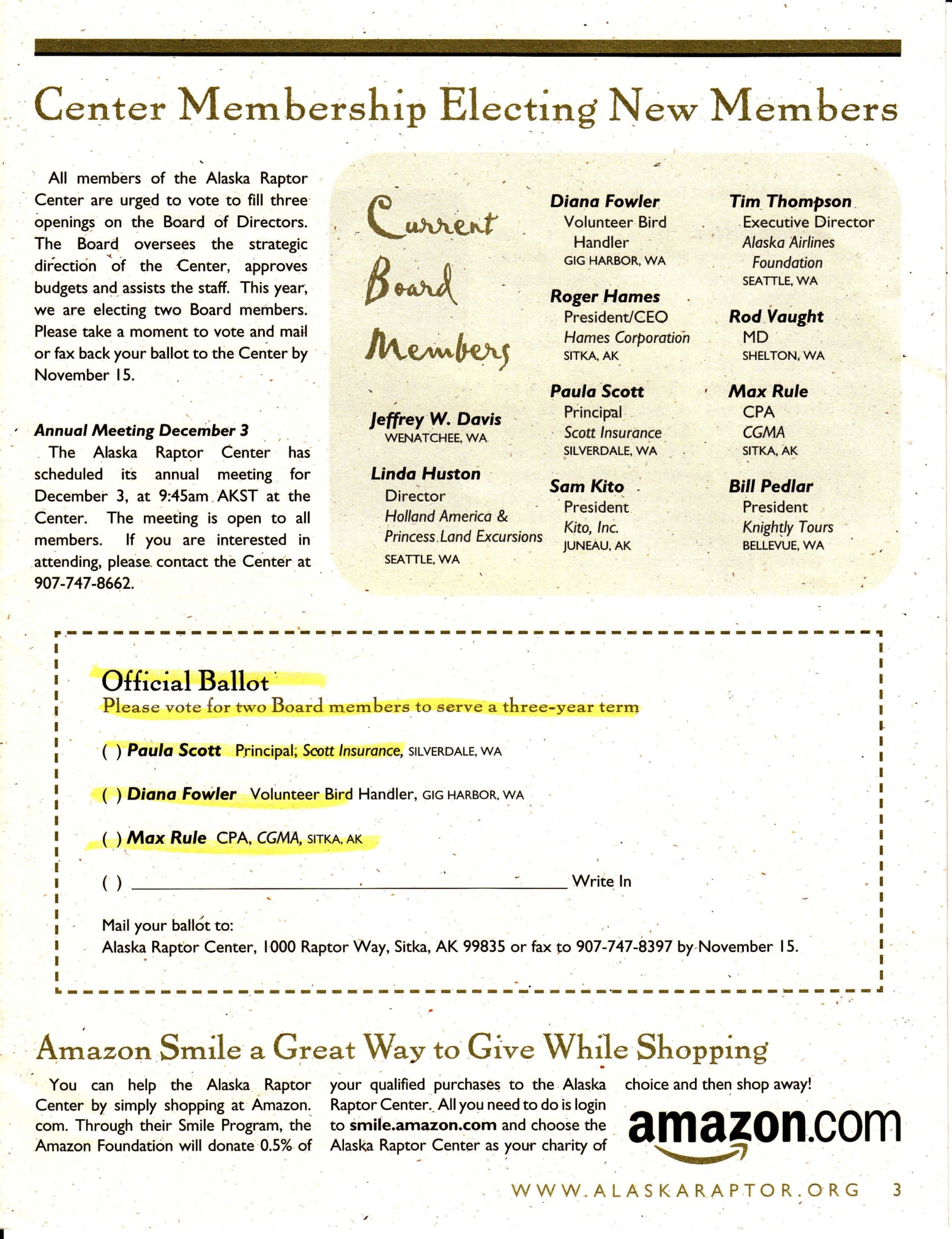 Alaska Raptor Center